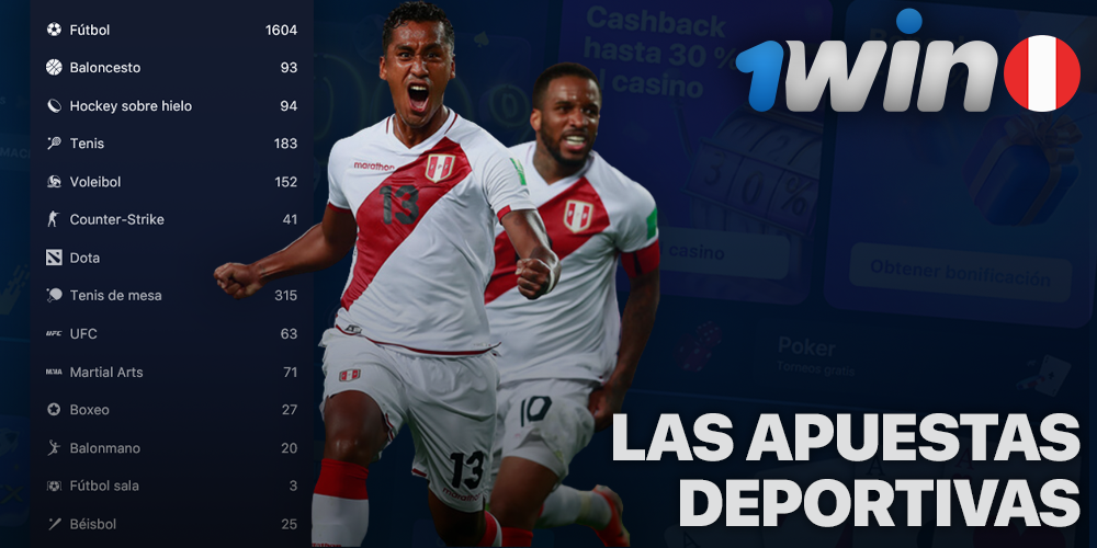 Apuestas deportivas en 1Win