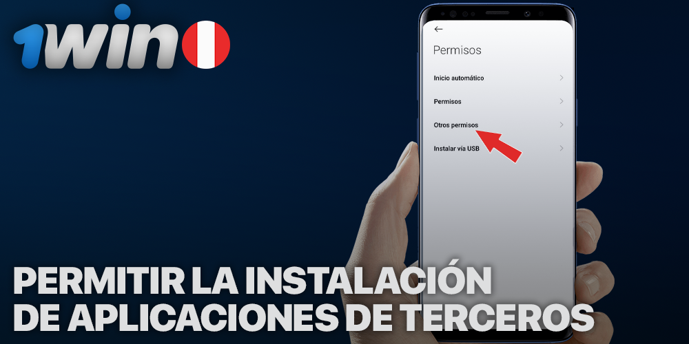 Permitir la instalación de la aplicación 1Win