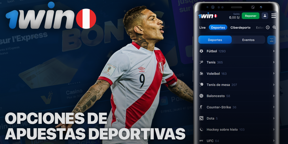 Apuestas deportivas en la app 1Win