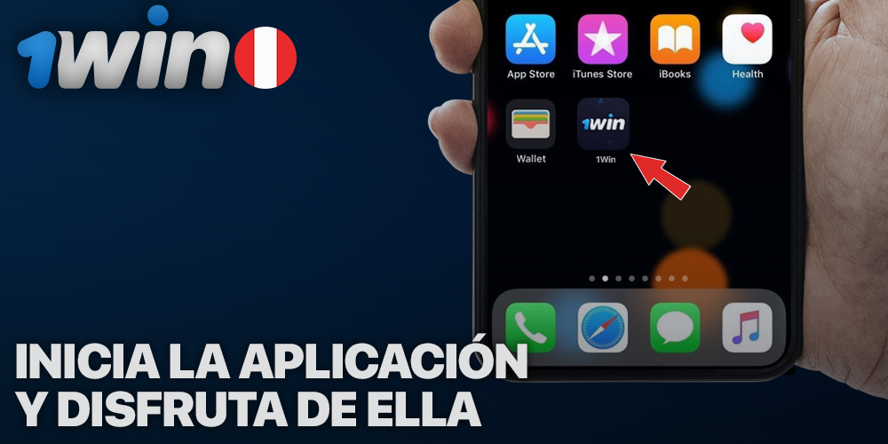 Inicie la aplicación 1Win en iPhone