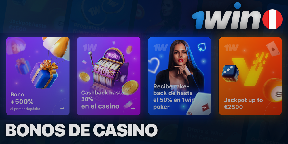 Bonos en el casino 1Win