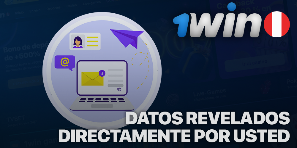 Datos divulgados por el usuario 1Win