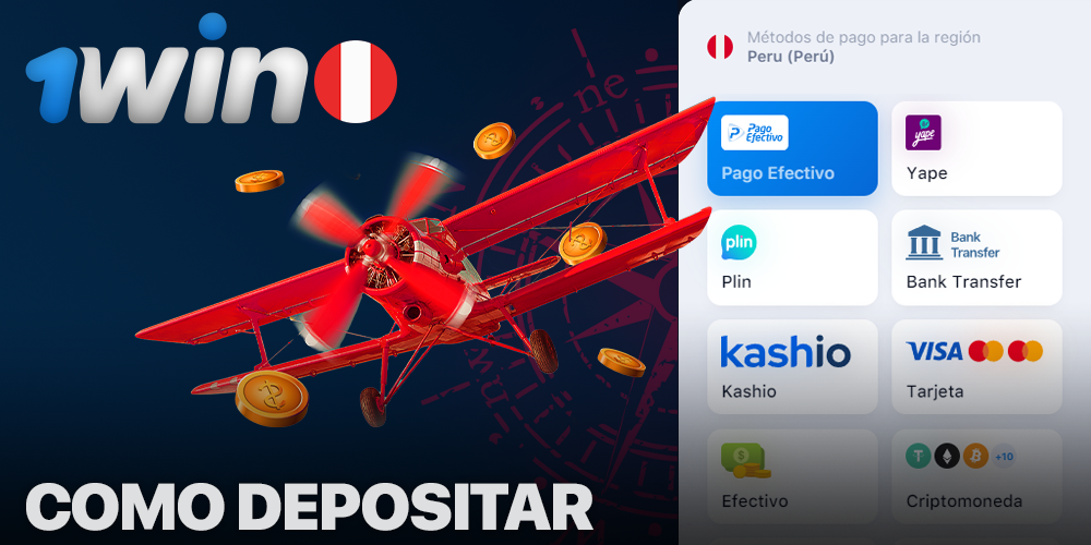 Cómo recargar tu cuenta 1Win para jugar al Aviator