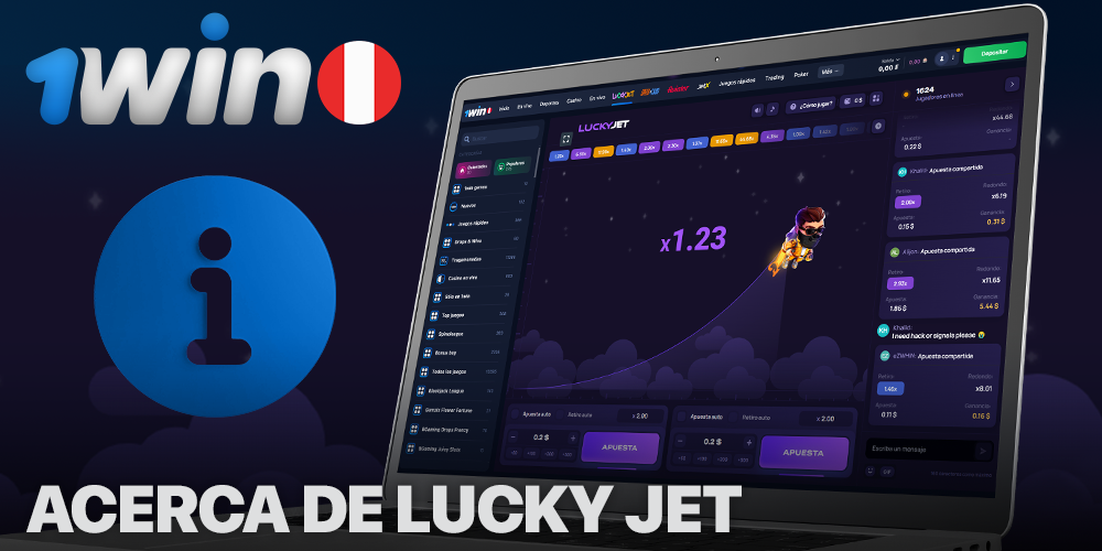 Información básica sobre el juego Lucky Jet en 1Win