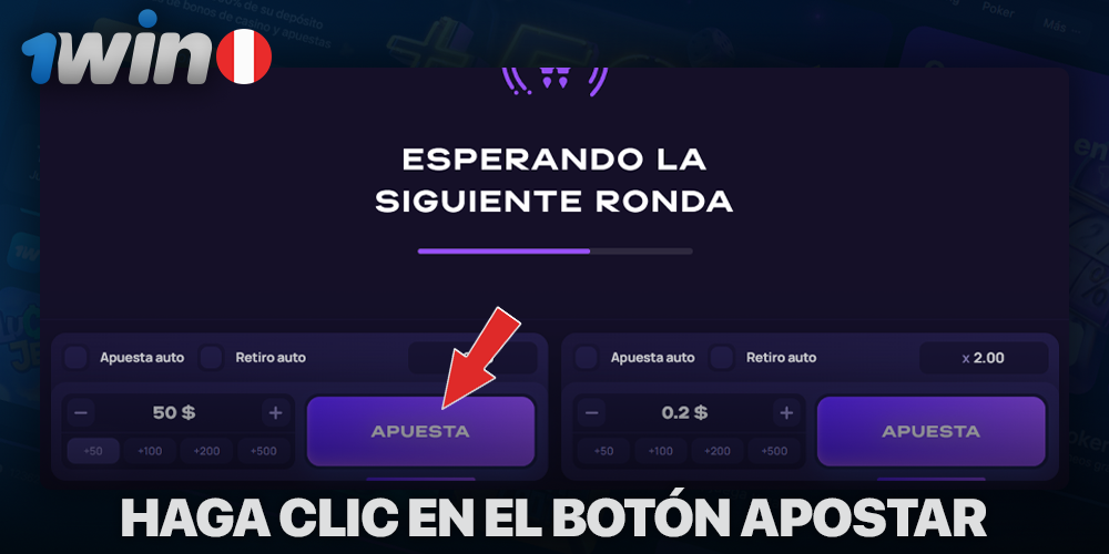 Realiza una apuesta en el juego Lucky Jet en 1Win