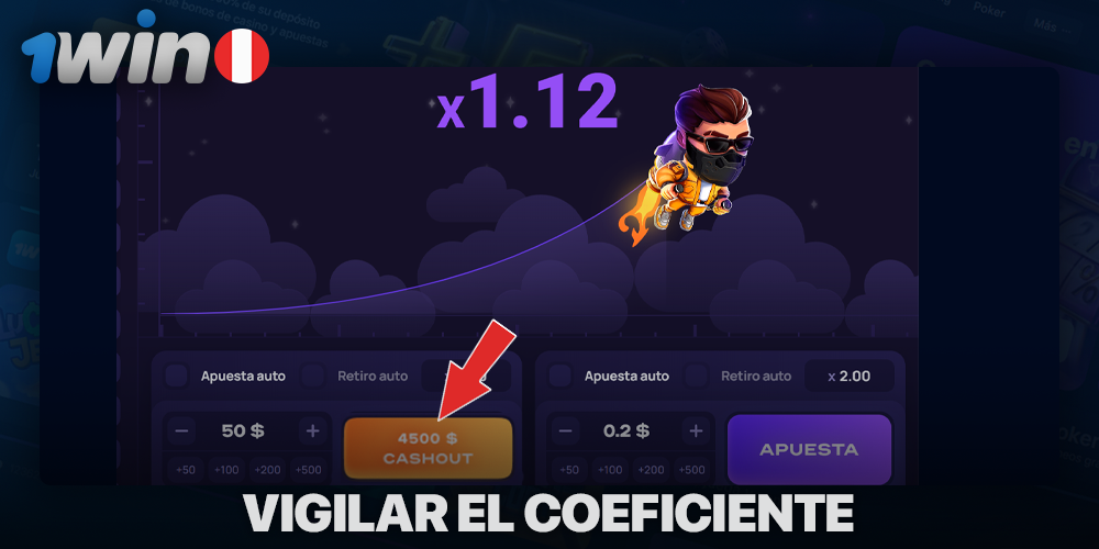 Mira las probabilidades en Lucky Jet en 1Win para retirar tus ganancias a tiempo
