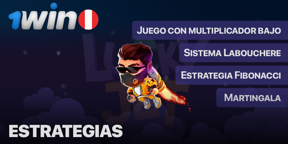 Estrategias básicas para jugar Lucky Jet en 1Win para jugadores de Perú