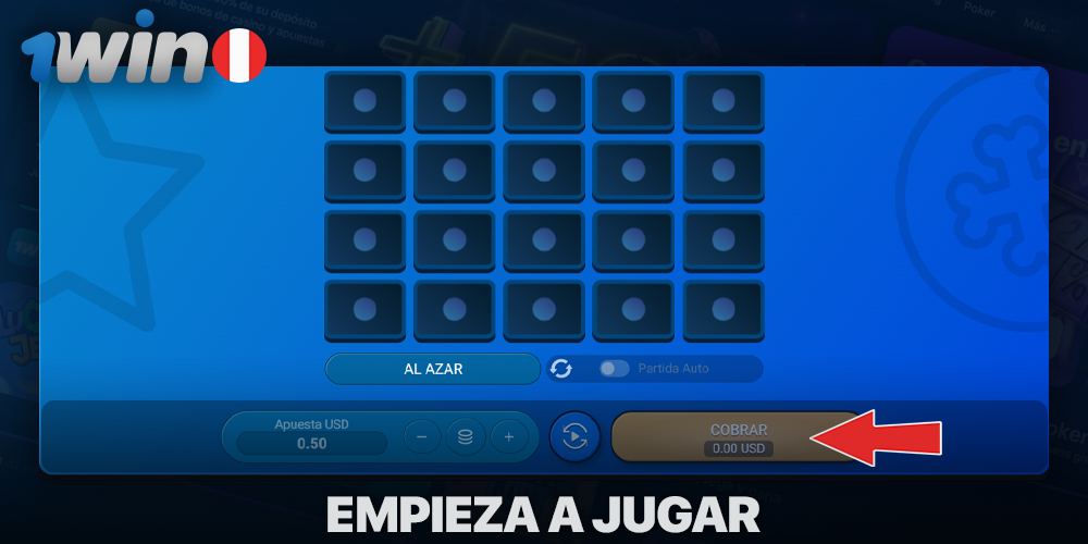 Empieza a jugar a las Mines en 1Win Casino