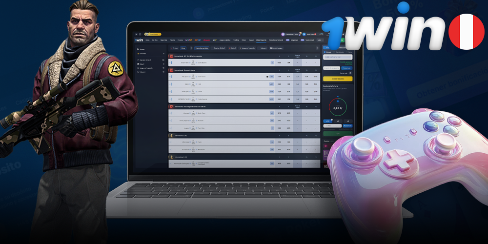 Deportes electrónicos en 1Win