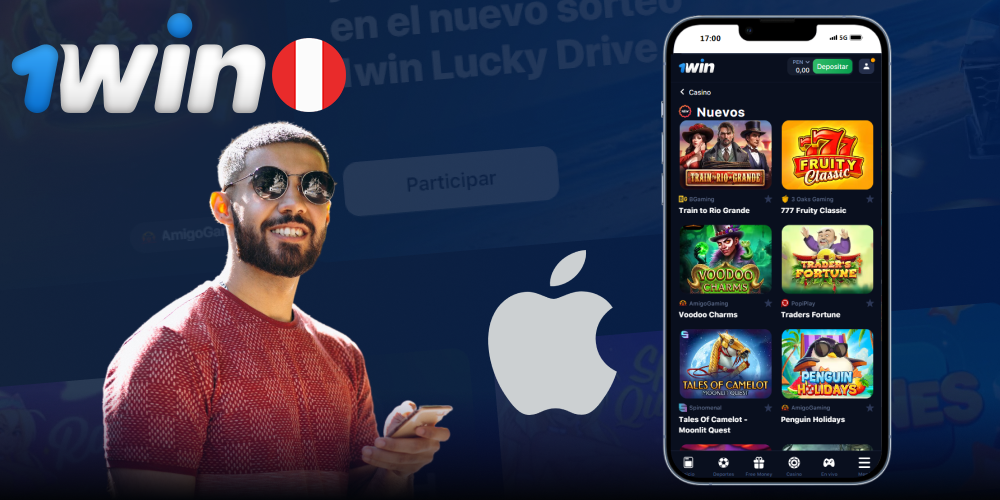 Aplicación móvil 1Win para iOS