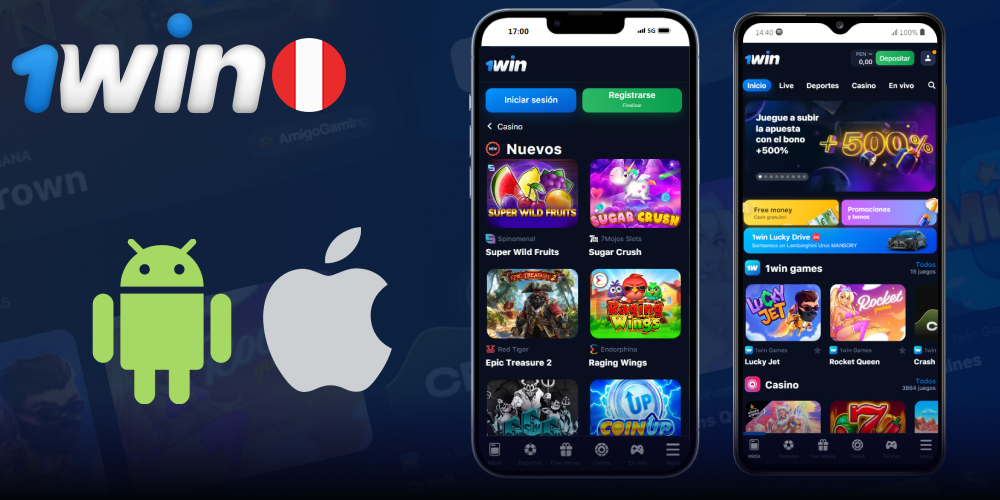 Aplicaciones móviles 1Win para Android e iOS
